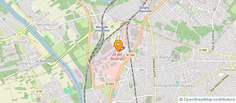 localisation de l'entreprise PRESTATIONS DE SERVICES INFORMATIQUES  CONFLANS-SAINTE-HONORINE