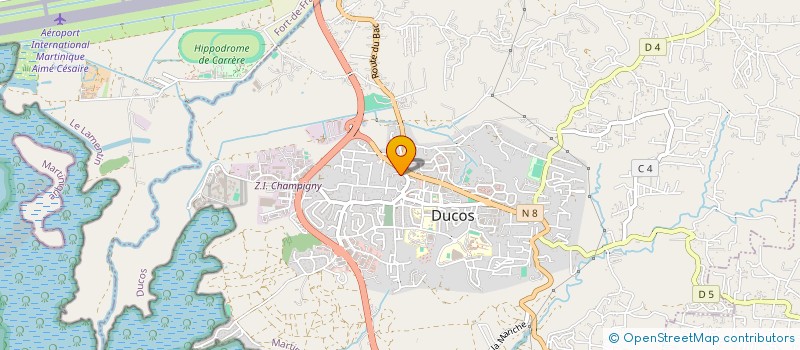 localisation de l'entreprise PRESTATIONS DIVERS BATIMENT ET NEGOCE à DUCOS