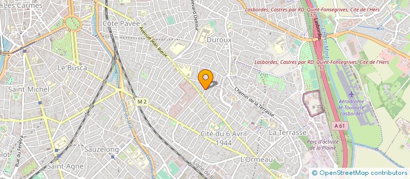 localisation de l'entreprise PRESTATIONS DOMICILE à TOULOUSE