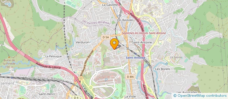 localisation de l'entreprise PRESTATIONS ET SERVICES PLASTIQUES A L'INDUSTRIE à MARSEILLE