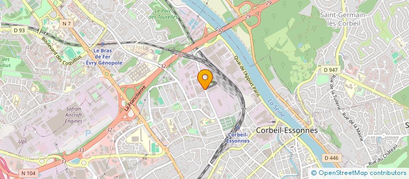 localisation de l'entreprise PRESTATIONS EXPRESS à CORBEIL-ESSONNES