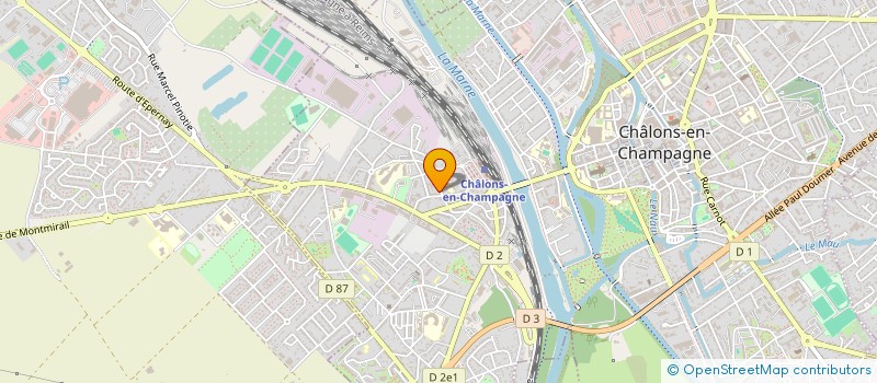 localisation de l'entreprise PRESTATIONS FORESTIERES N.A.D  CHALONS-EN-CHAMPAGNE