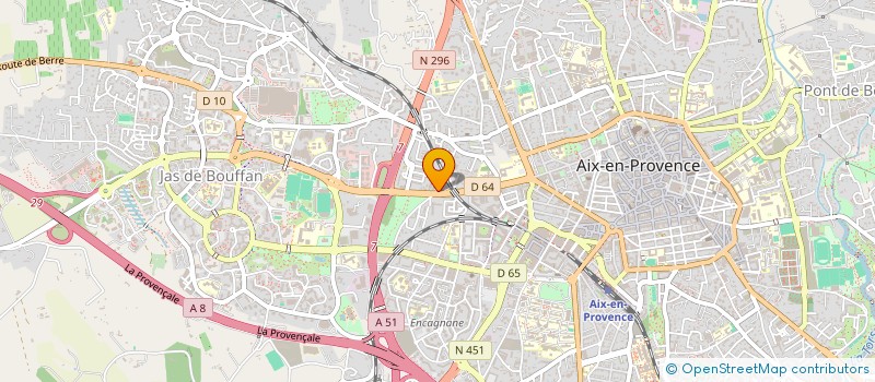 localisation de l'entreprise PRESTATIONS FUNERAIRES DU MIDI à AIX-EN-PROVENCE