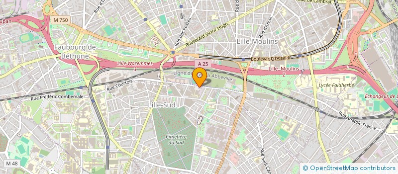 localisation de l'entreprise PRESTATIONS INGENIERIE  LILLE