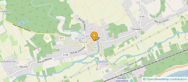 localisation de l'entreprise PRESTATIONS MAINTENANCE SERVICES à VEUZAIN-SUR-LOIRE