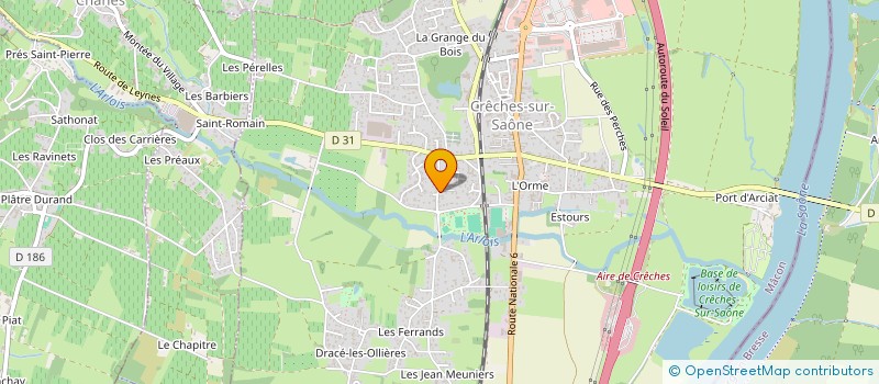 localisation de l'entreprise PRESTATIONS MANAGEMENT ET MAITRISE DES RISQUES COMMERCIAUX  CRECHES-SUR-SAONE