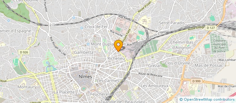 localisation de l'entreprise PRESTATIONS RAPIDES BATIMENT à NIMES