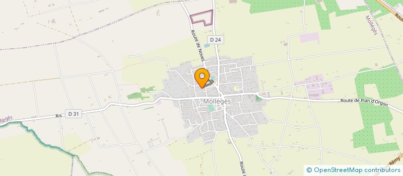 localisation de l'entreprise PRESTATIONS REGIONALES  MOLLEGES