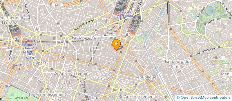 localisation de l'entreprise PRESTATIONS  SANITAIRES CHAUFFAGE  PARIS