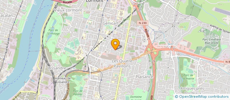 localisation de l'entreprise PRESTATIONS SERVICES AGROALIMENTAIRE à LORMONT