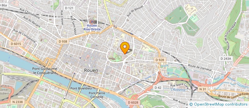 localisation de l'entreprise PRESTATIONS SERVICES BATIMENT à ROUEN