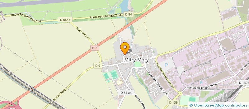 localisation de l'entreprise PRESTATIONS SERVICES TRANSPORTS à MITRY-MORY