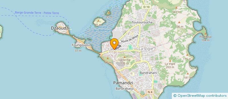 localisation de l'entreprise PRESTATIONS SOIBIRA SERVICE  DZAOUDZI