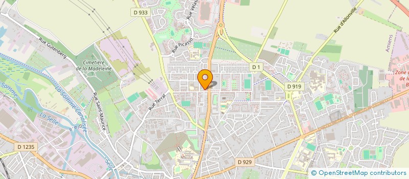localisation de l'entreprise PRESTATIONS STOCKAGES ARCHIVAGES à AMIENS