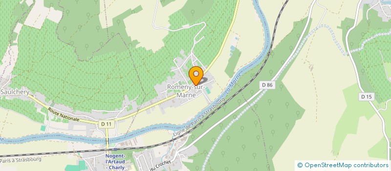 localisation de l'entreprise PRESTATIONS VITICOLES FAYET à ROMENY-SUR-MARNE