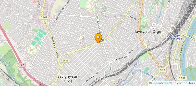 localisation de l'entreprise PRESTATIONS91.COM  SAVIGNY-SUR-ORGE