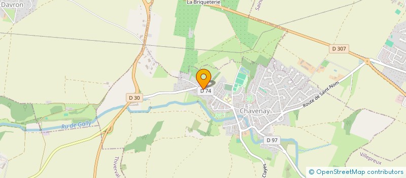 localisation de l'entreprise PRESTEVE 78 à CHAVENAY