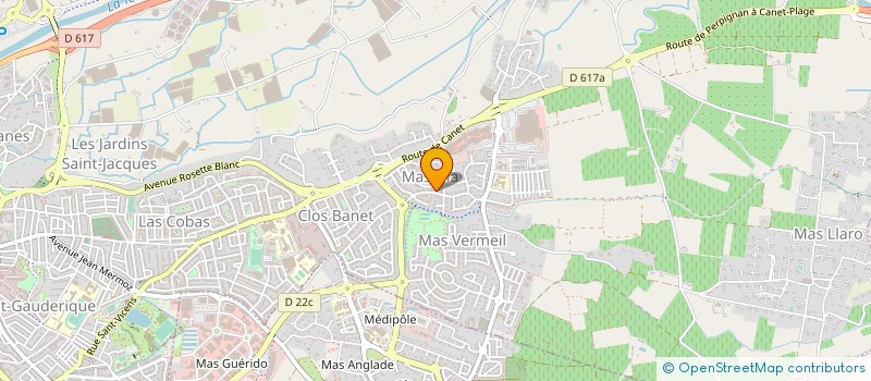 localisation de l'entreprise PRESTEX SARL  PERPIGNAN