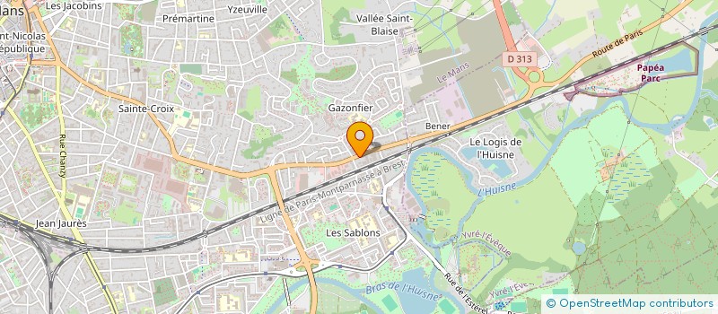 localisation de l'entreprise PRESTI-COURSES à LE MANS