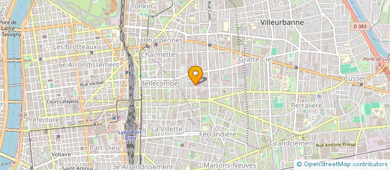 localisation de l'entreprise PRESTI FRANCE à VILLEURBANNE