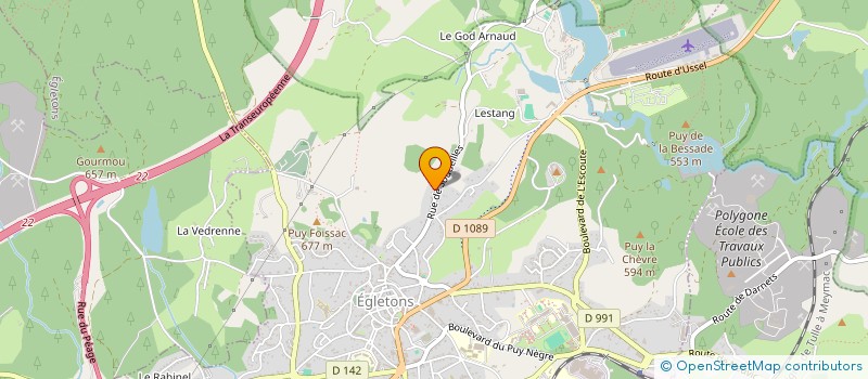 localisation de l'entreprise PRESTI'HOUSE  EGLETONS