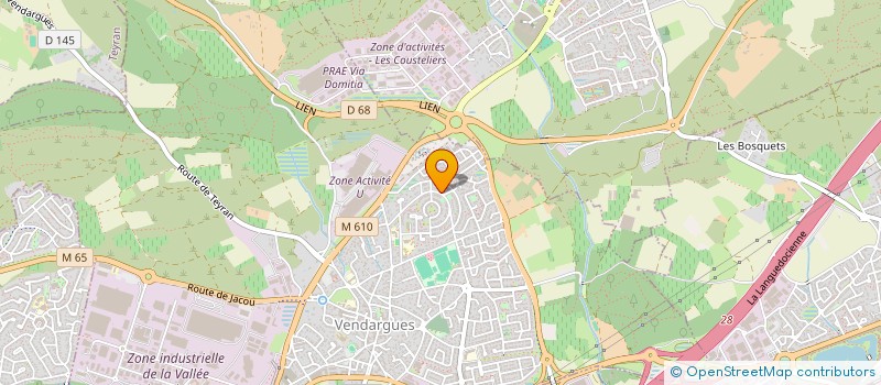 localisation de l'entreprise PRESTI IMMO à VENDARGUES