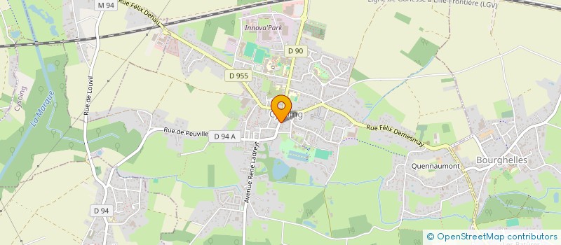localisation de l'entreprise PRESTI LIFE à CYSOING