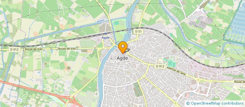 localisation de l'entreprise PRESTI-PUB à AGDE