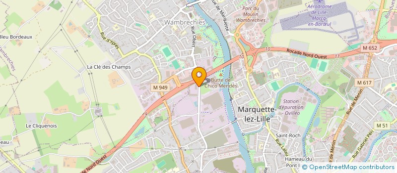 localisation de l'entreprise PRESTI SERVICES  MARQUETTE-LEZ-LILLE