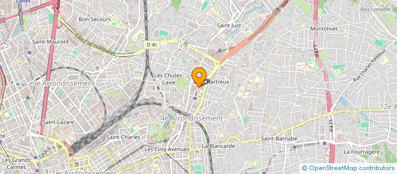 localisation de l'entreprise PRESTI-SERVICES à MARSEILLE