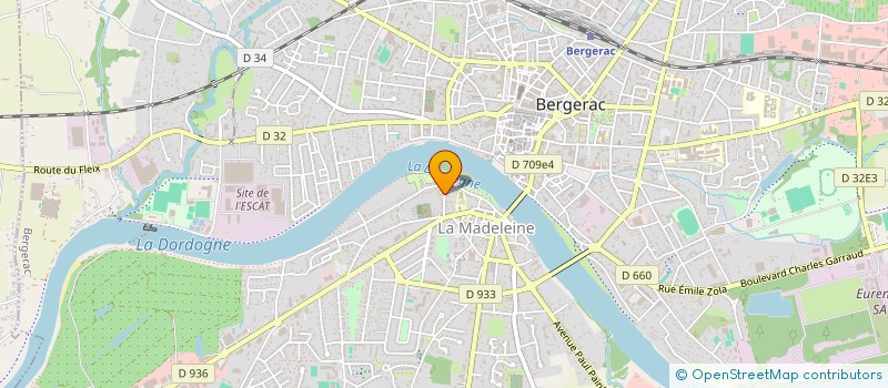 localisation de l'entreprise PRESTI'VIT 24 à BERGERAC