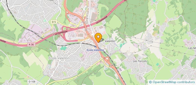localisation de l'entreprise PRESTIBOIS à ECOLE-VALENTIN
