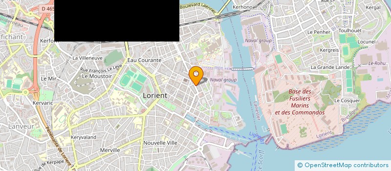 localisation de l'entreprise PRESTIBRETAGNE à LORIENT