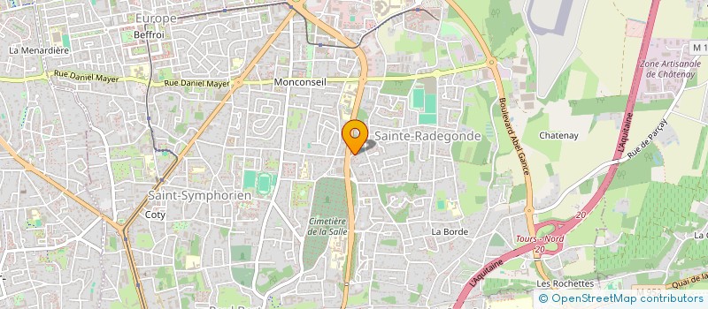 localisation de l'entreprise PRESTICLEAN  TOURS