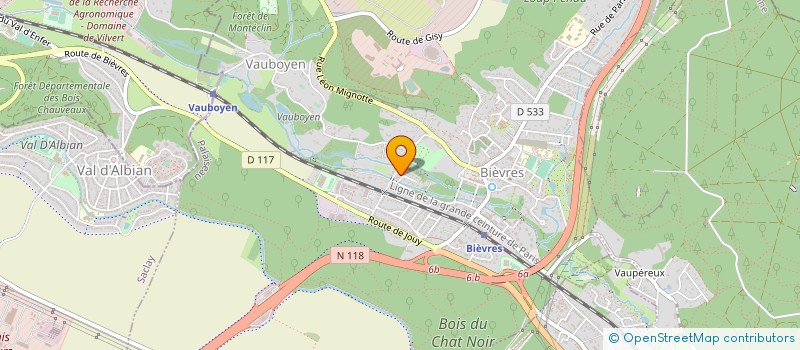 localisation de l'entreprise PRESTICLIM à BIEVRES
