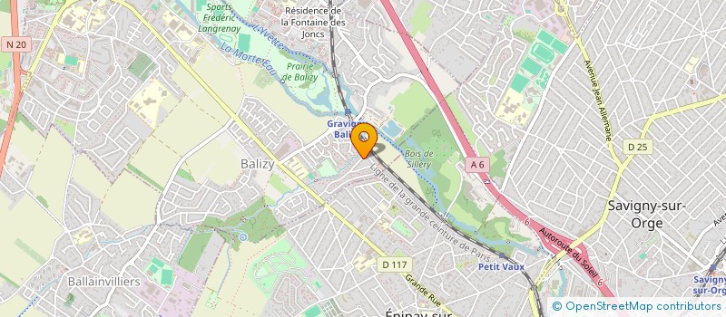 localisation de l'entreprise PRESTIDRIVE LECONTE à LONGJUMEAU