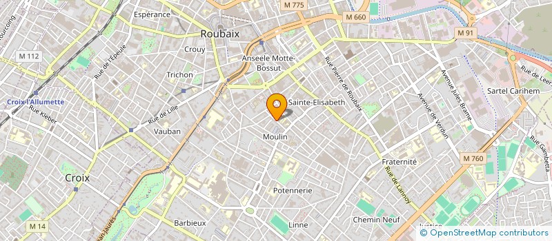 localisation de l'entreprise PRESTIG'AUTO 59  ROUBAIX