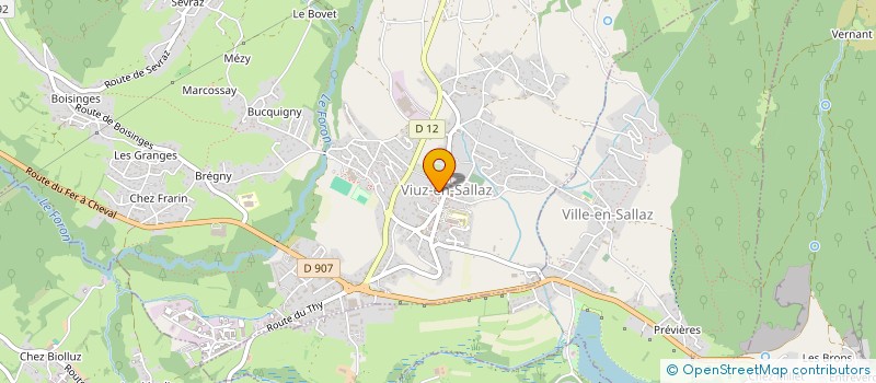 localisation de l'entreprise PRESTIG'CARS  VIUZ-EN-SALLAZ