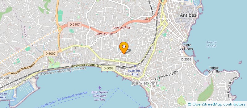 localisation de l'entreprise PRESTIGE à ANTIBES