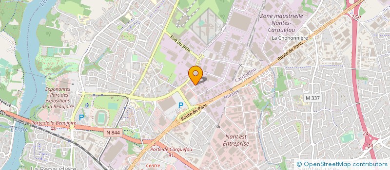 localisation de l'entreprise PRESTIGE 44 à NANTES