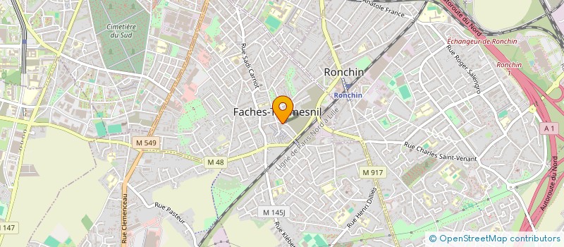 localisation de l'entreprise PRESTIGE  FACHES-THUMESNIL