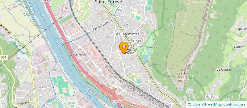 localisation de l'entreprise PRESTIGE  SAINT-EGREVE