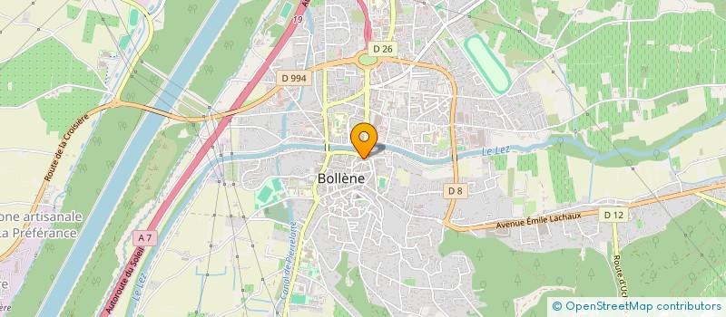 localisation de l'entreprise PRESTIGE  BOLLENE