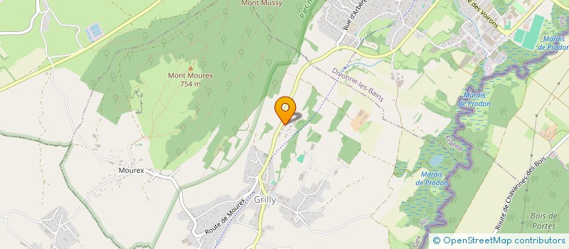 localisation de l'entreprise PRESTIGE  GRILLY