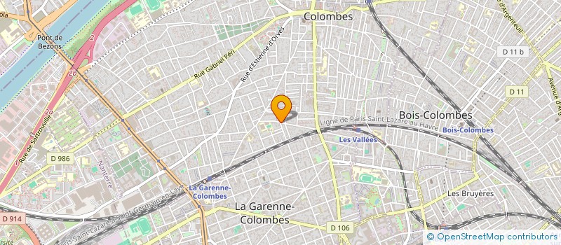 localisation de l'entreprise PRESTIGE ADN SECURITY à COLOMBES