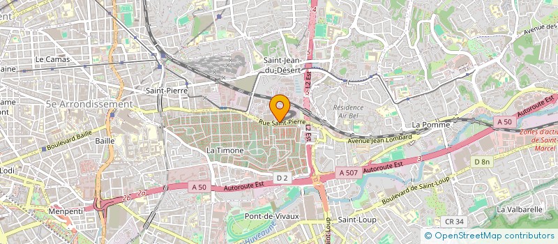 localisation de l'entreprise PRESTIGE AMBULANCE à MARSEILLE
