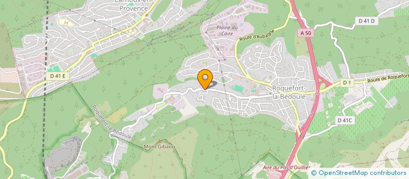 localisation de l'entreprise PRESTIGE AUTO 13  ROQUEFORT-LA-BEDOULE