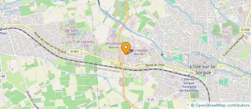 localisation de l'entreprise PRESTIGE AUTO à L'ISLE-SUR-LA-SORGUE