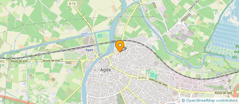 localisation de l'entreprise PRESTIGE AUTO 34  AGDE