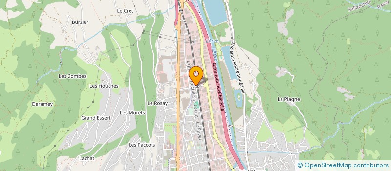 localisation de l'entreprise PRESTIGE AUTO  SALLANCHES